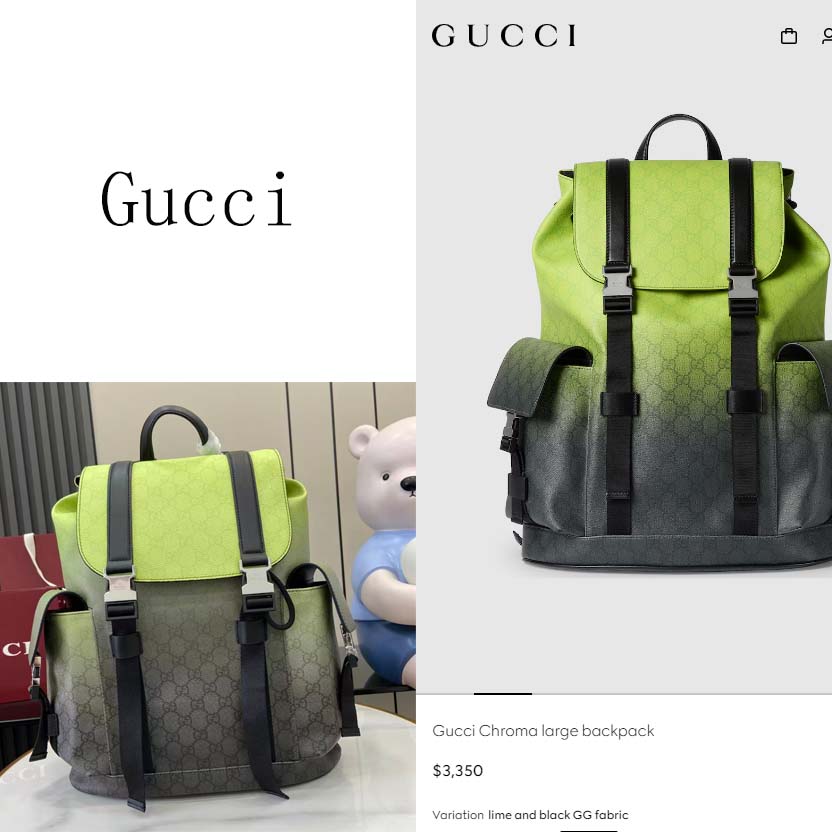 Gucci Chroma Large Backpack - DesignerGu
