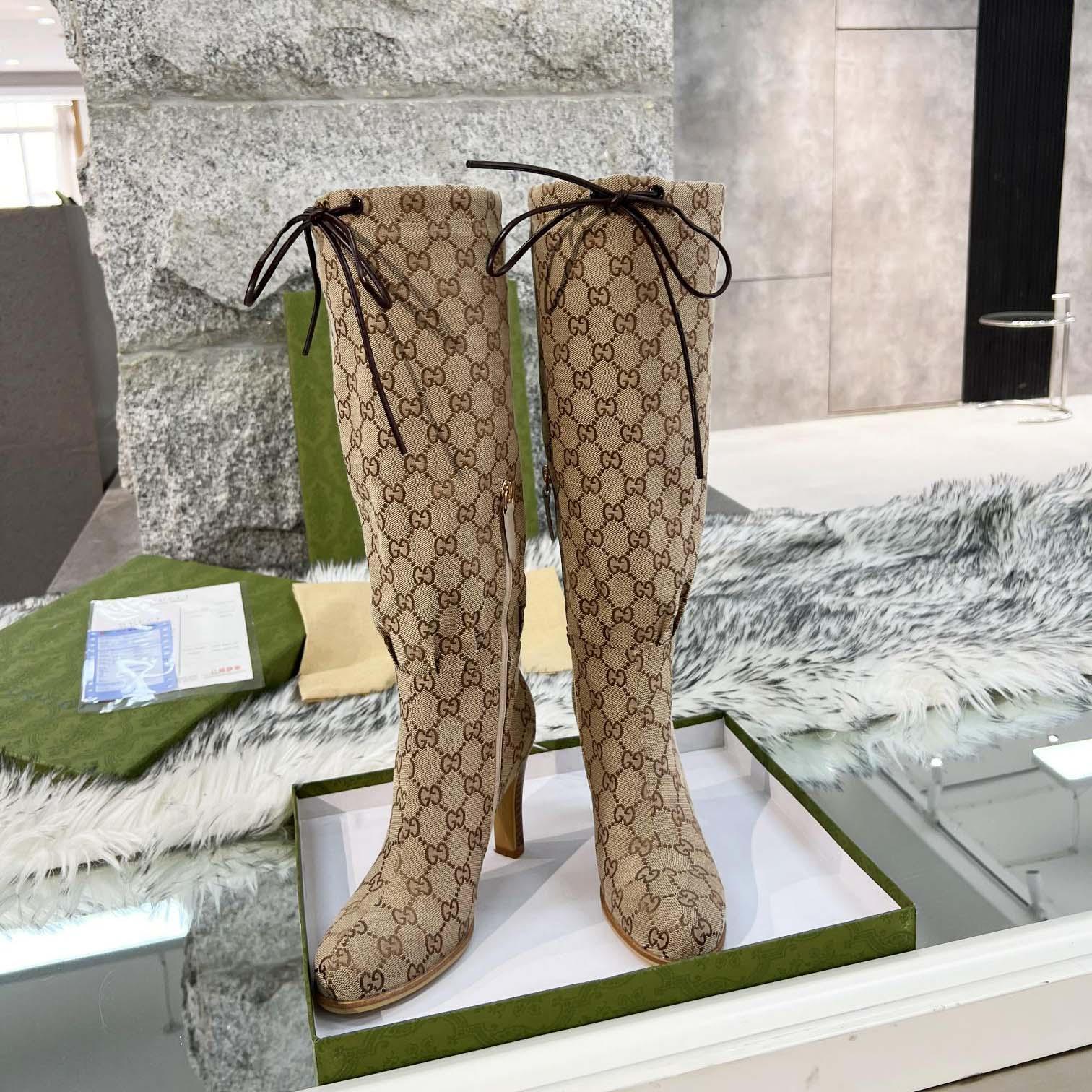 Gucci Knee High Boots - DesignerGu
