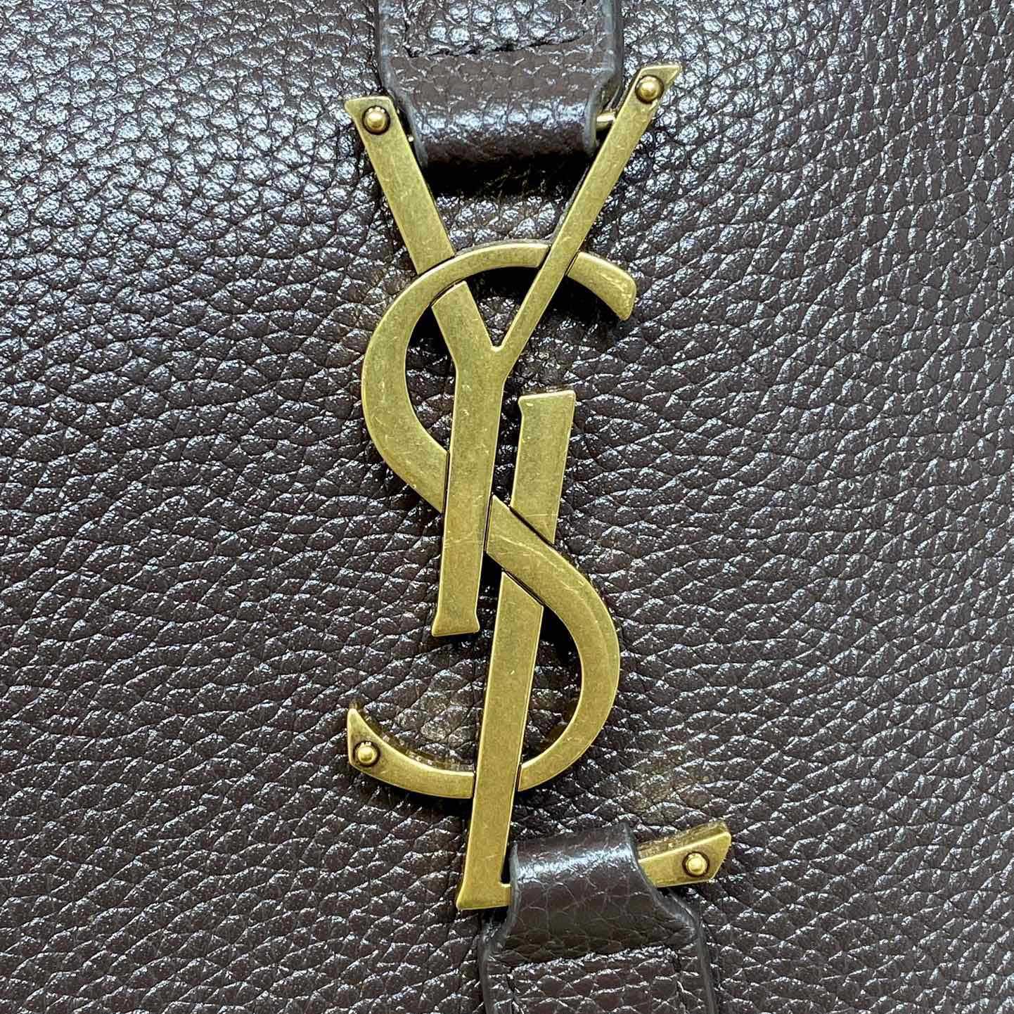 Saint Laurent LE 5 À 7 Bea In Grained Leather - DesignerGu