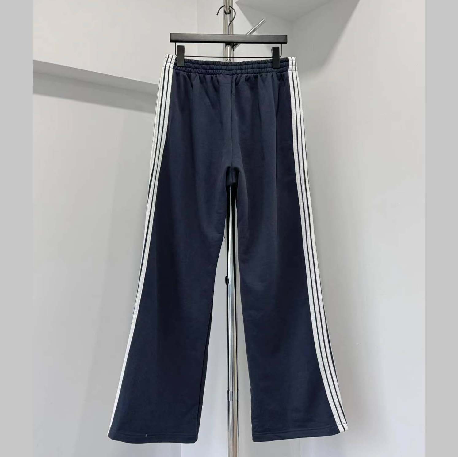 Balenciaga Embroidered-striped Track Pants - DesignerGu