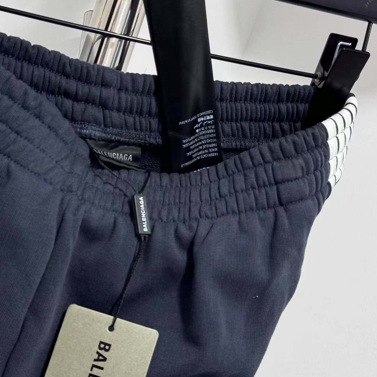 Balenciaga Embroidered-striped Track Pants - DesignerGu