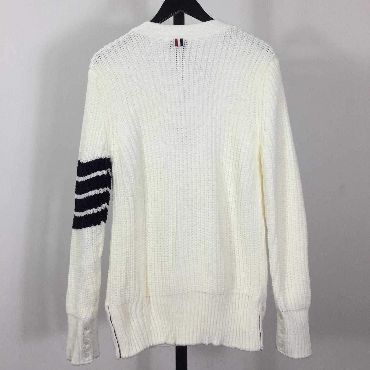 Thom Browne 4-Bar Cardigan - DesignerGu