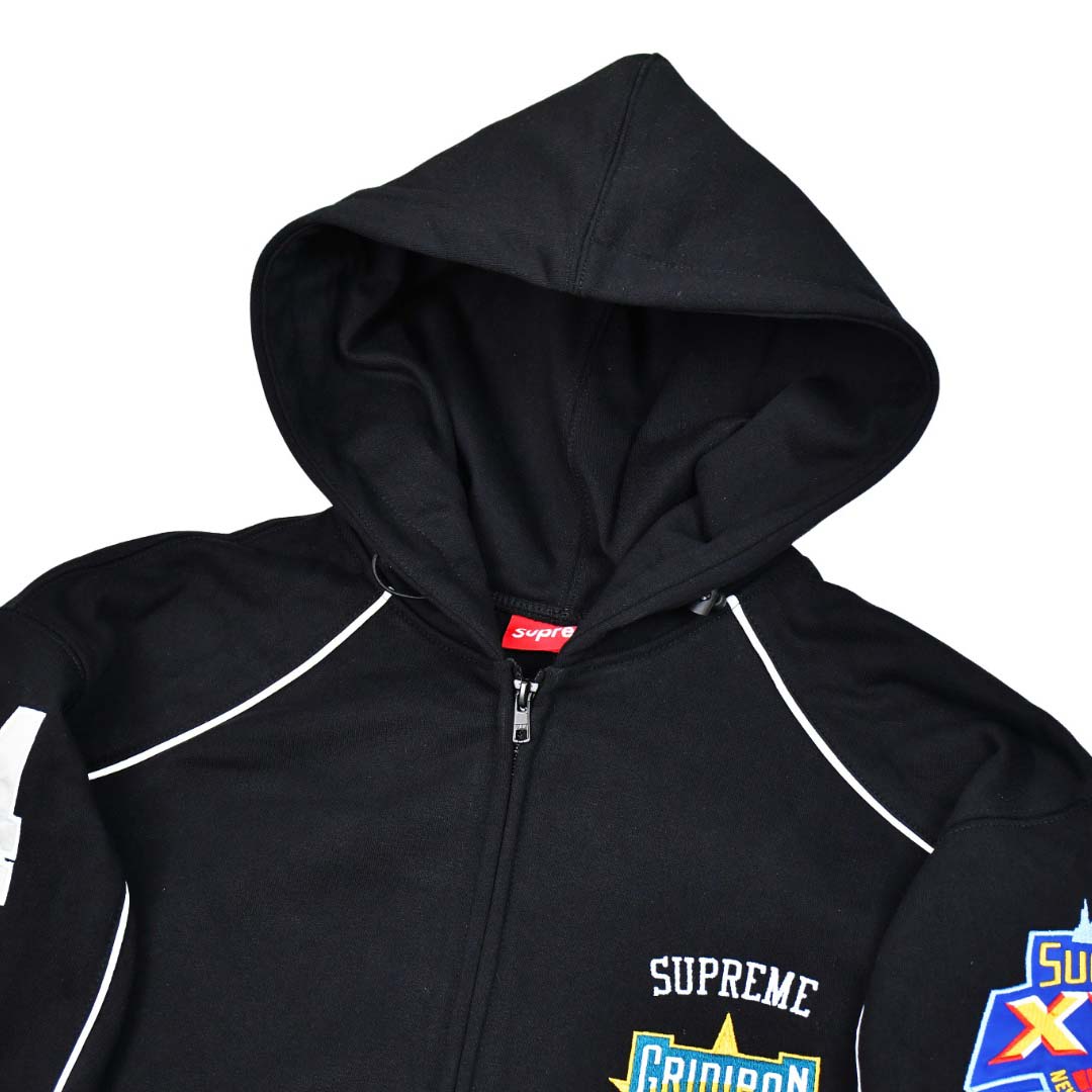 Supreme Playoffs Zip -up Hooded Sweater - DesignerGu