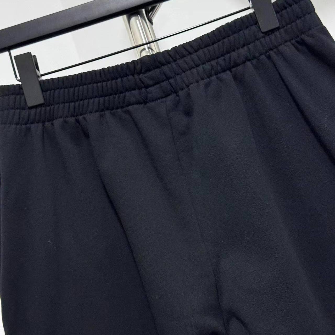 Balenciaga 3B Football Baggy Sweatpants In Black - DesignerGu