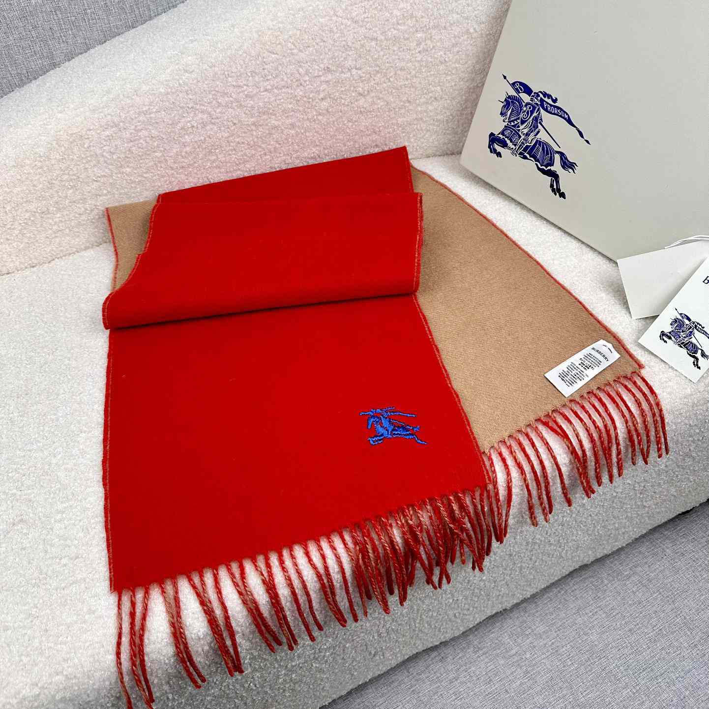 Burberry Reversible Cashmere Scarf - DesignerGu