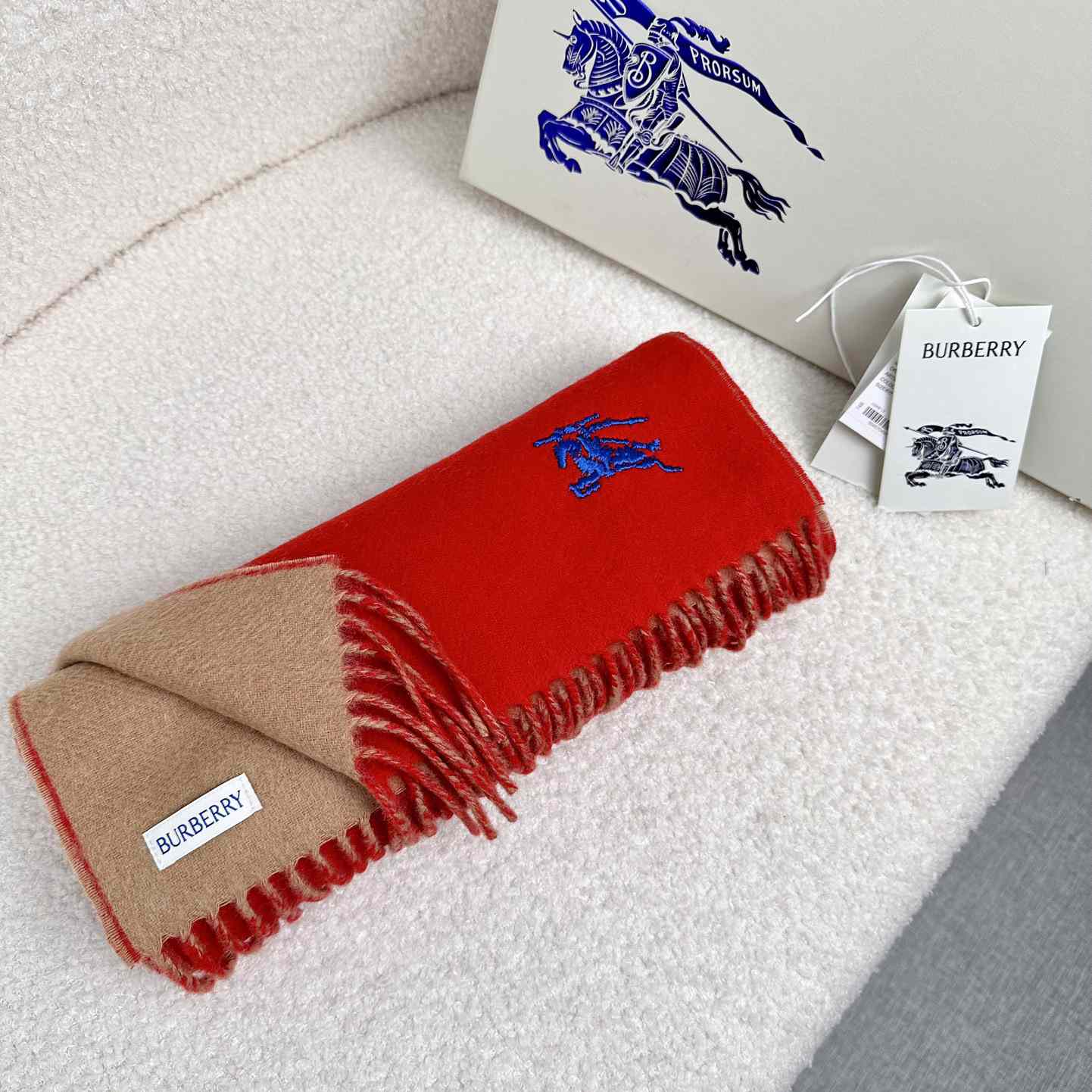 Burberry Reversible Cashmere Scarf - DesignerGu