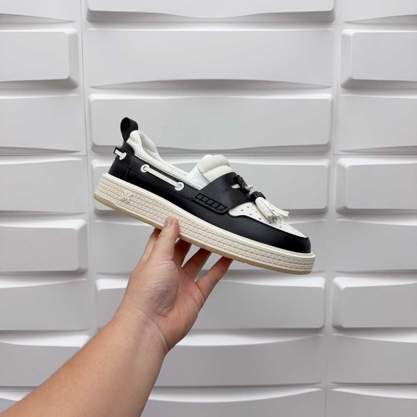 Amiri Men's Black Loafers Leather - DesignerGu