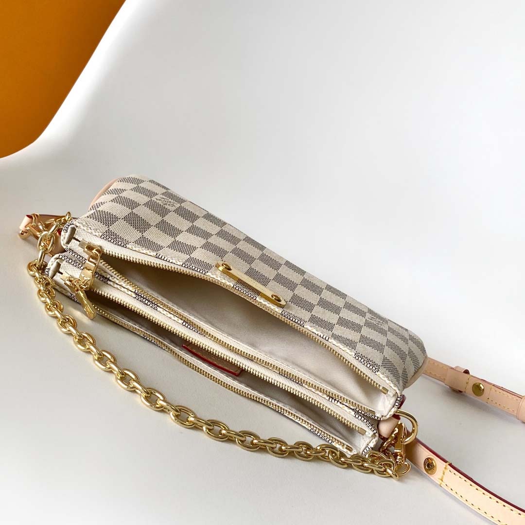 Louis Vuitton Pochette Liv Damier Azur   N00228 - DesignerGu