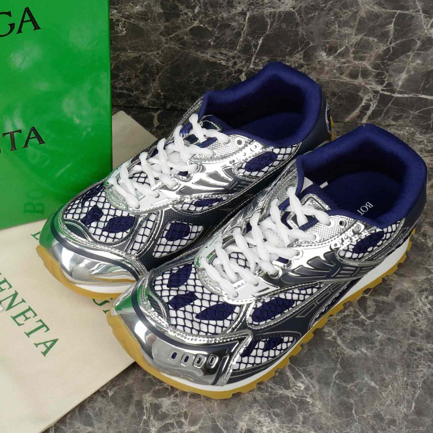 Bottega Veneta Orbit  Sneaker - DesignerGu