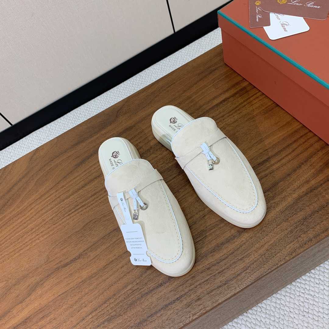  Loro Piana Summer Charms Walk babouche loafer  - DesignerGu