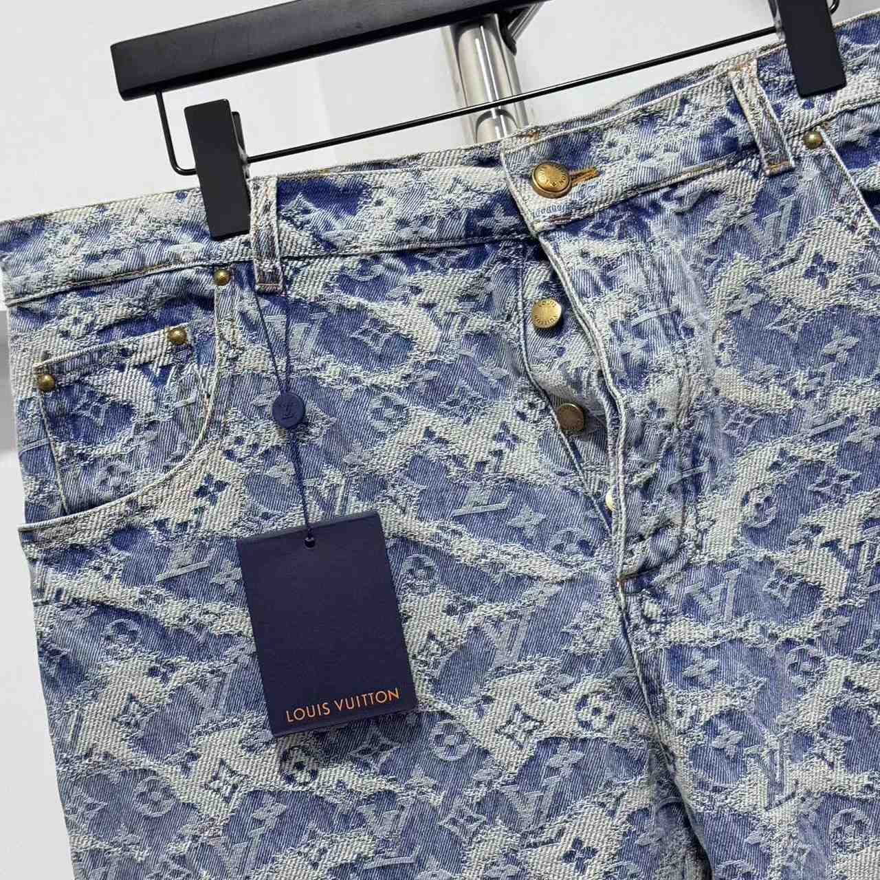 Louis Vuitton Monogram Denim Jeans - DesignerGu