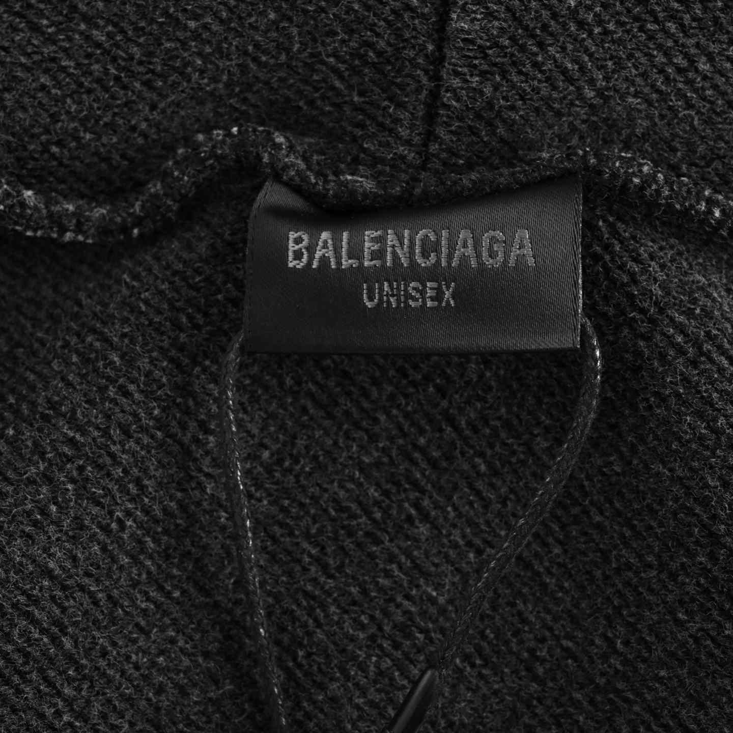 Balenciaga 3B Sports Icon Inside-Out Zip-Up Hoodie - DesignerGu