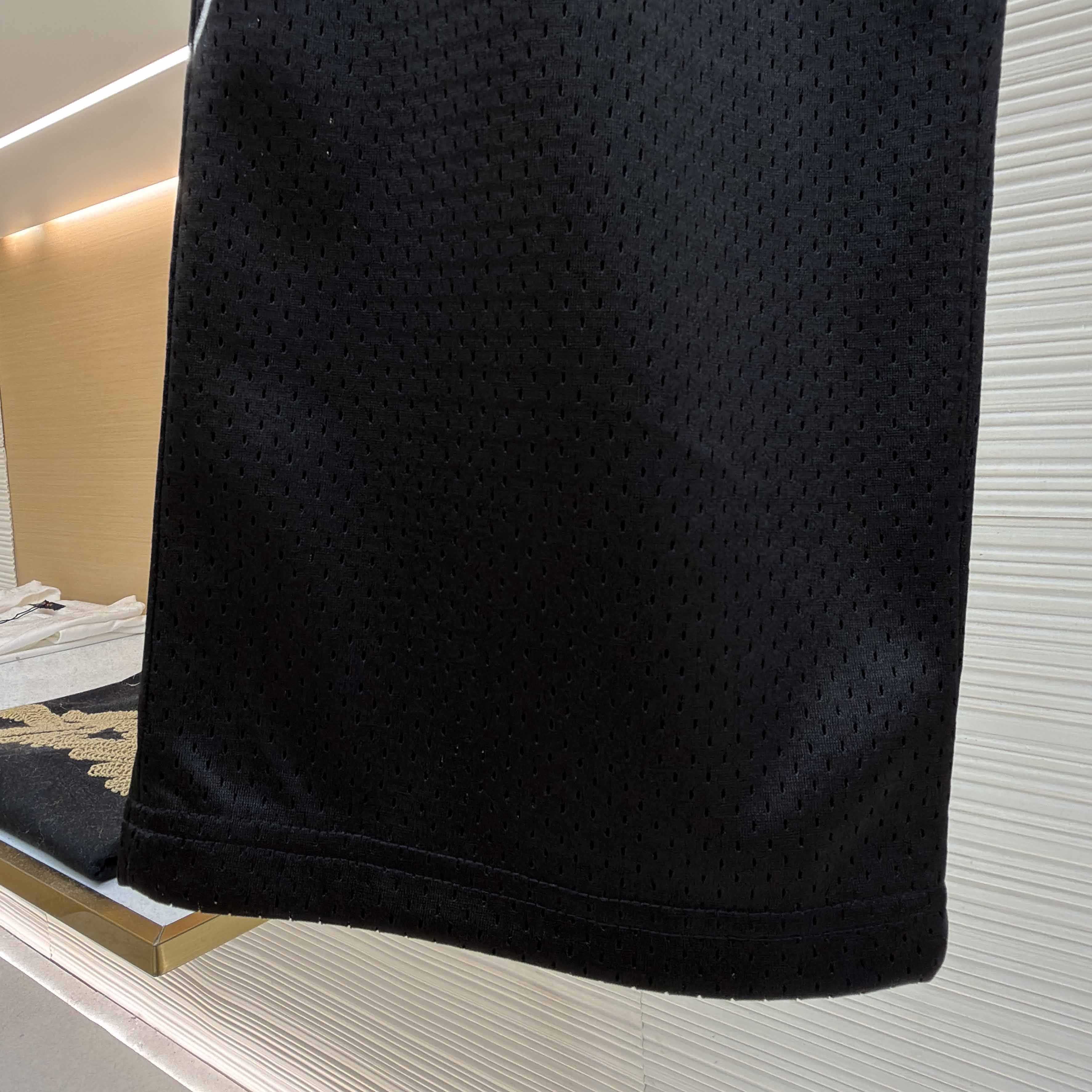 Chrome Hearts black mesh warm-up track pants - DesignerGu