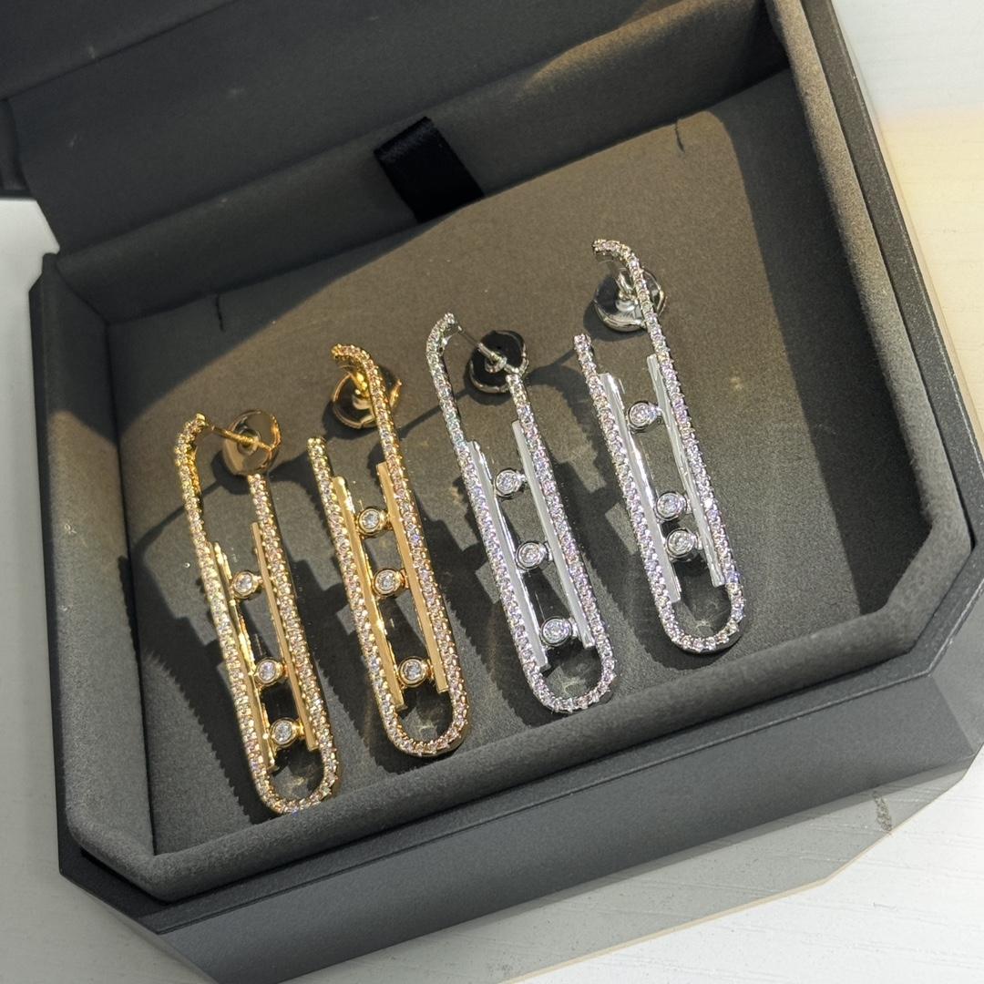 Messika Diamond Pendant Earrings - DesignerGu