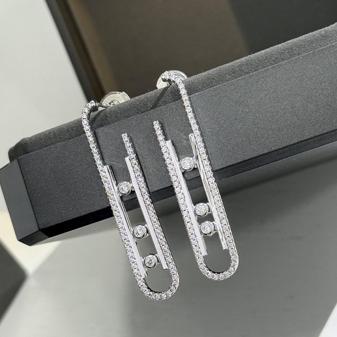 Messika Diamond Pendant Earrings - DesignerGu