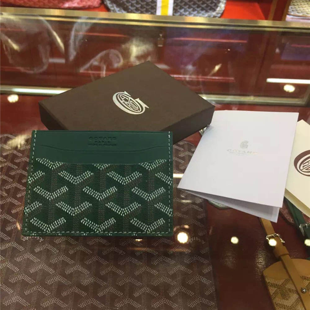 Goyard Card Holder Green - 