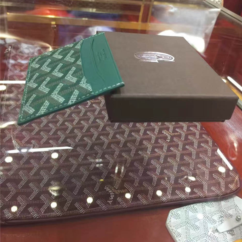 Goyard Card Holder Green - 
