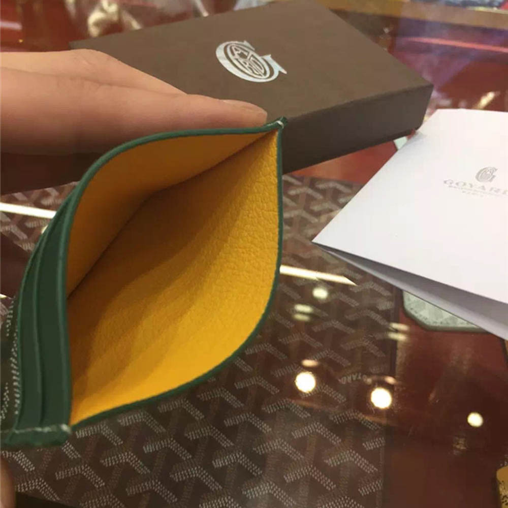Goyard Card Holder Green - 