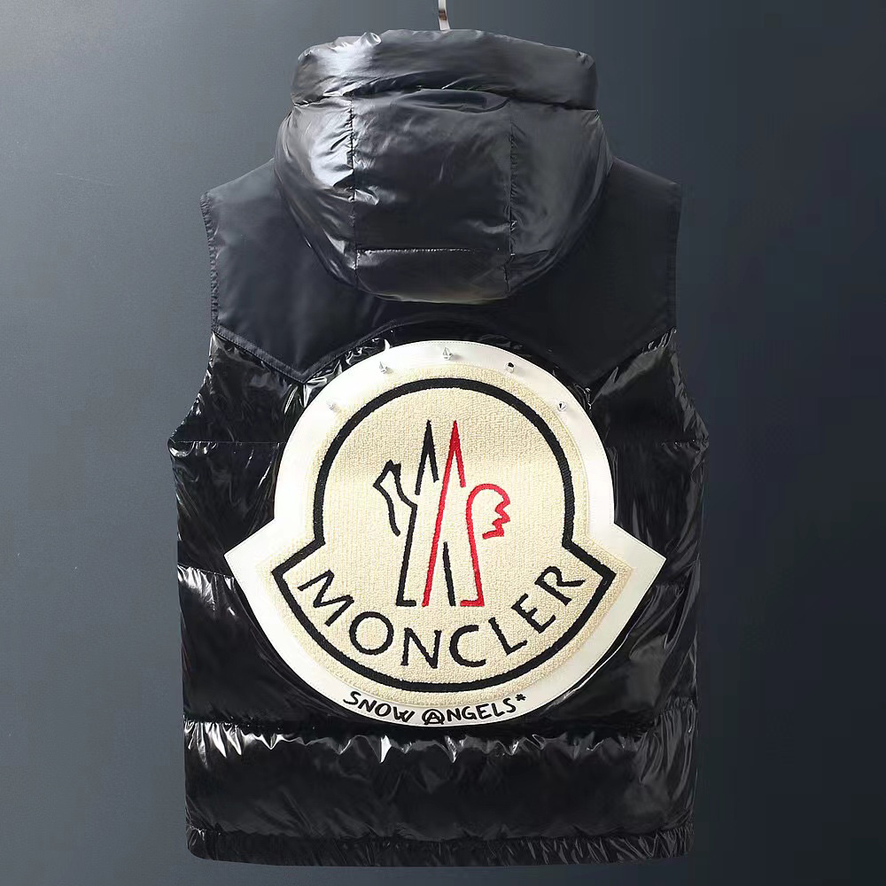 Moncler Black Down Ghany Vest - 