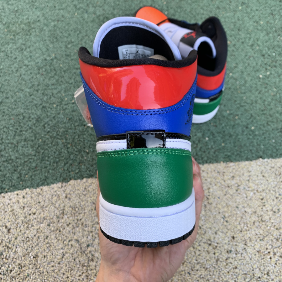 Jordan Air 1 Mid SE “Multicolor Patent” - DesignerGu