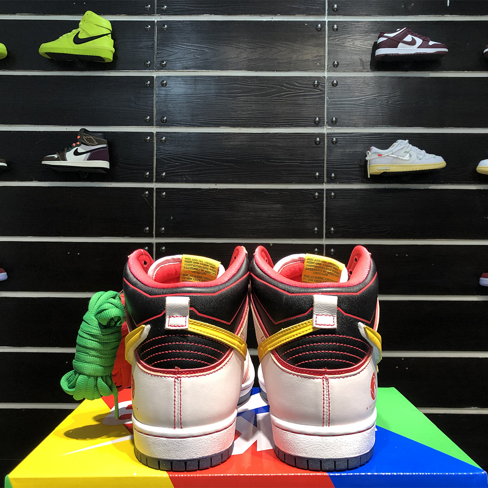 Gundam X Nike SB Dunk High Project RX-0 Unicorn - DesignerGu