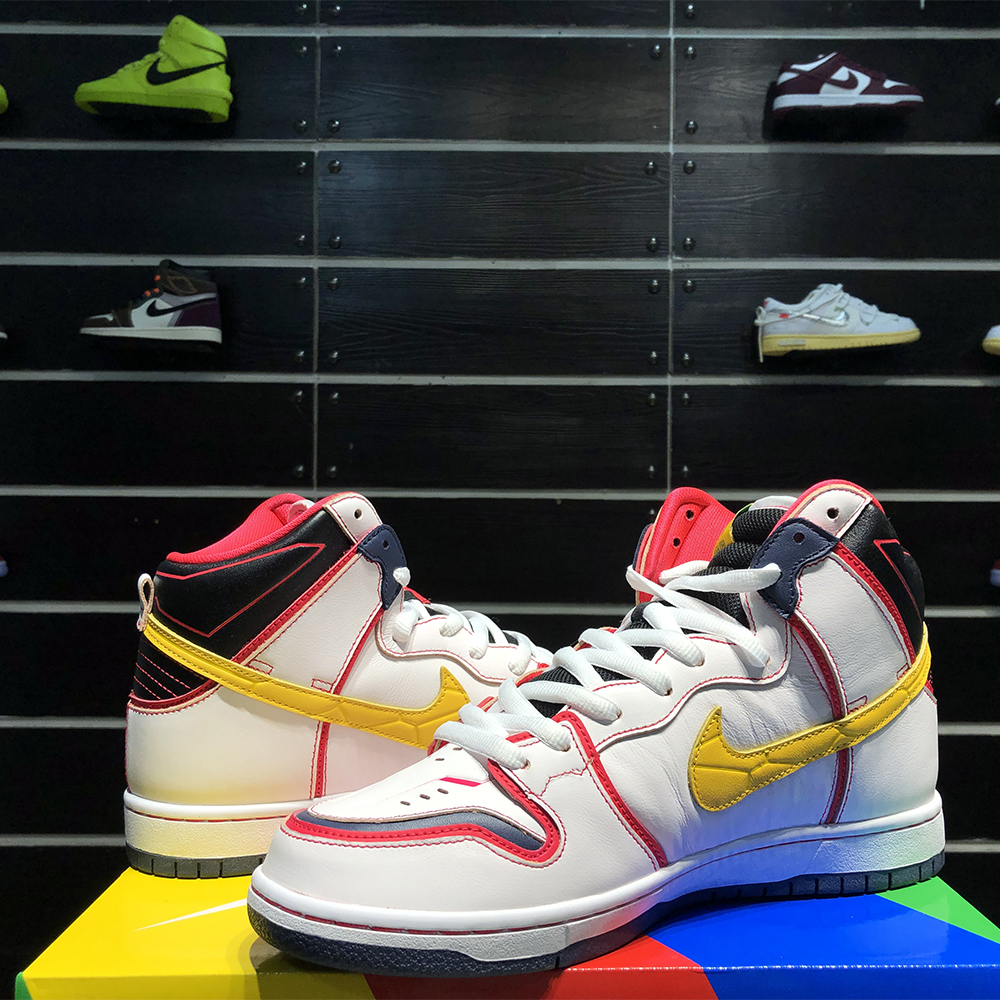 Gundam X Nike SB Dunk High Project RX-0 Unicorn - DesignerGu