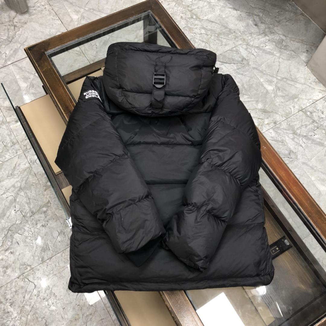 Burberry Logo Print Down Jacket - 