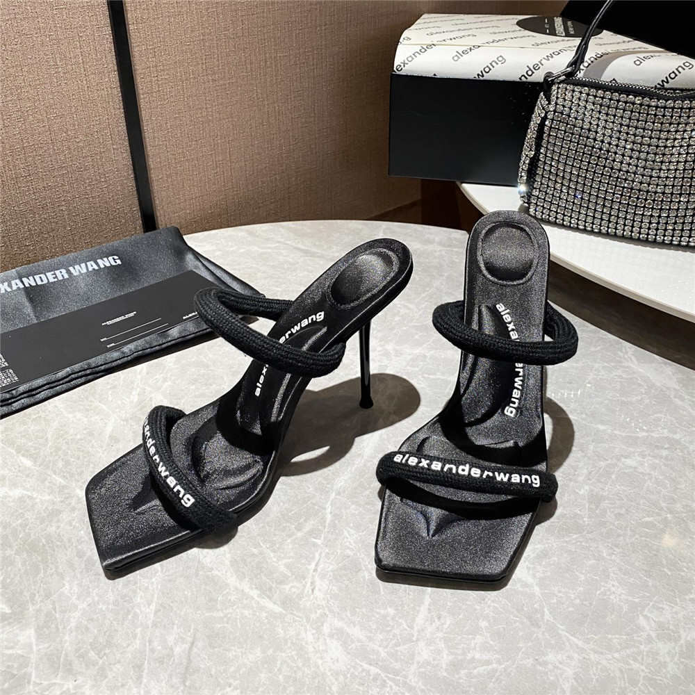 Alexander Wang Women Heels In Black(10Cm Heel) - 
