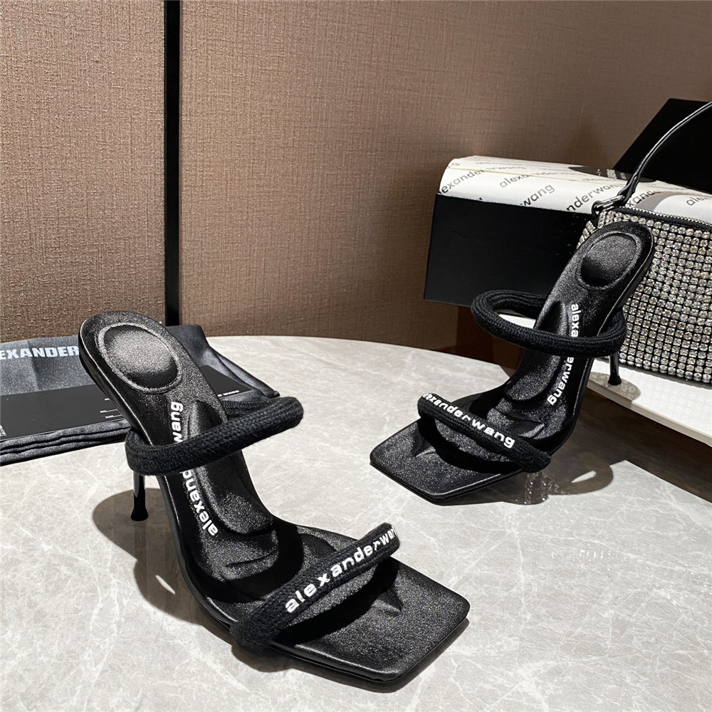 Alexander Wang Women Heels In Black(10Cm Heel) - 