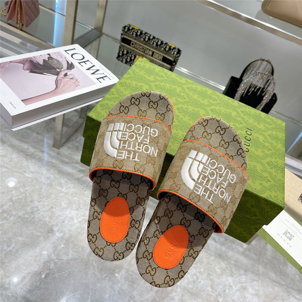 Gucci Men's The North Face x Gucci GG Slide - 