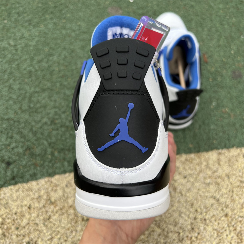 Nike Air Jordan 4 Retro White Motorsports Sneaker - DesignerGu