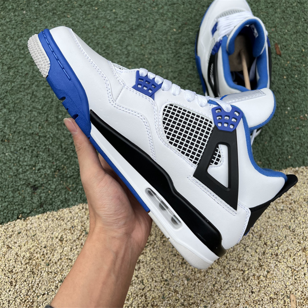 Nike Air Jordan 4 Retro White Motorsports Sneaker - DesignerGu