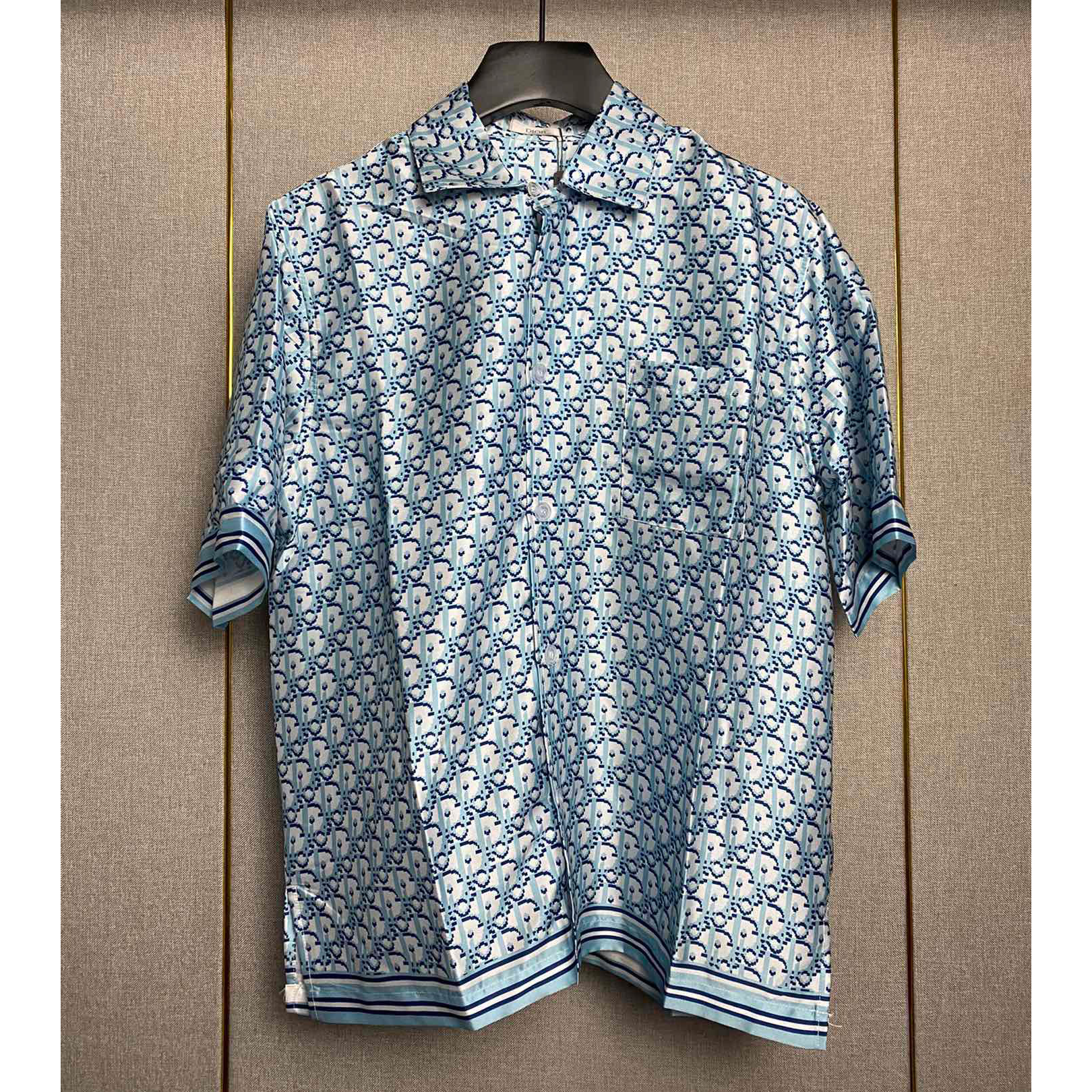 Dior Oblique Pixel Short-Sleeved Shirt And Shorts - DesignerGu
