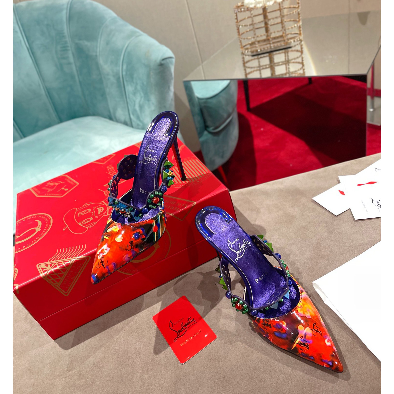 Christian Louboutin Miss Goldora Mules - 
