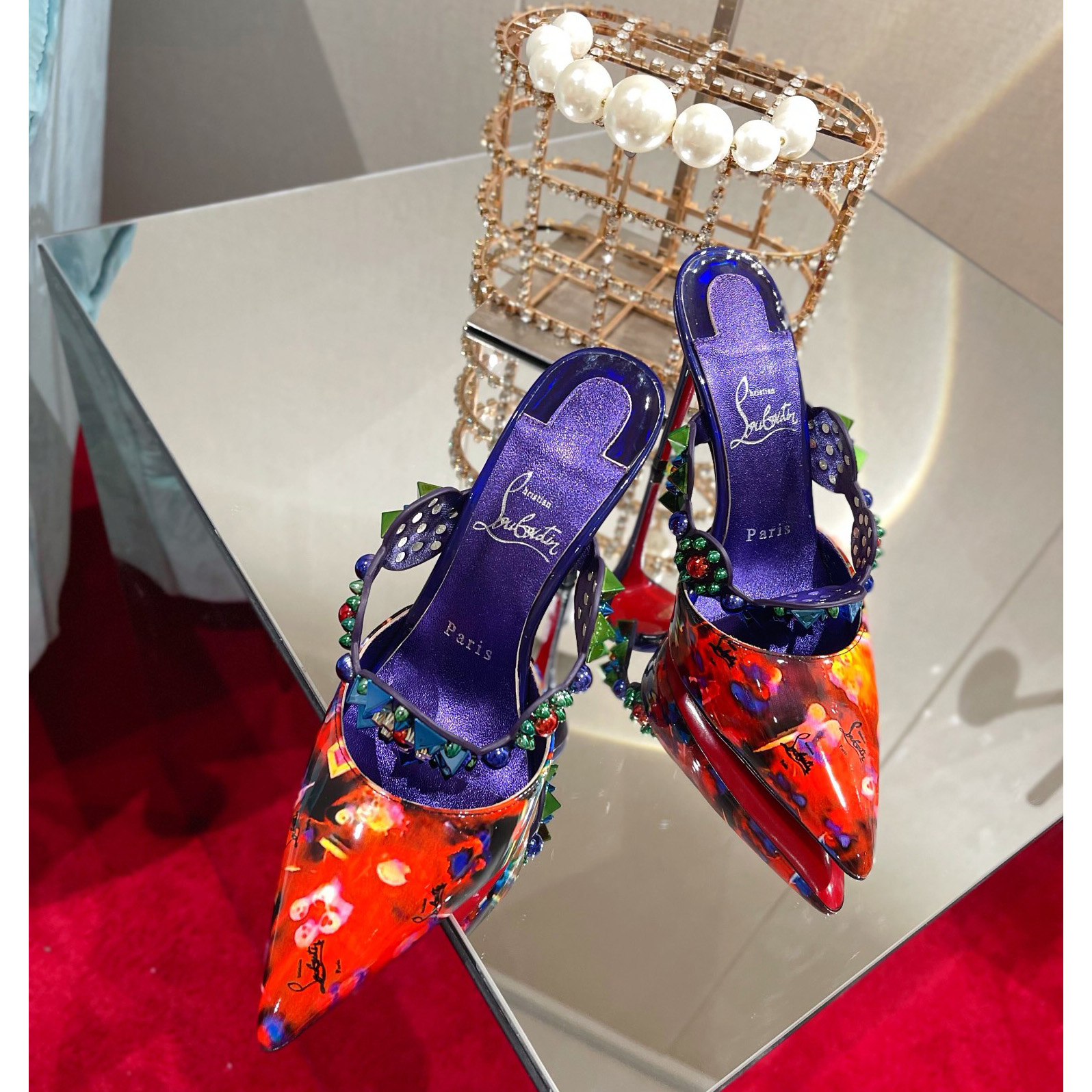 Christian Louboutin Miss Goldora Mules - 