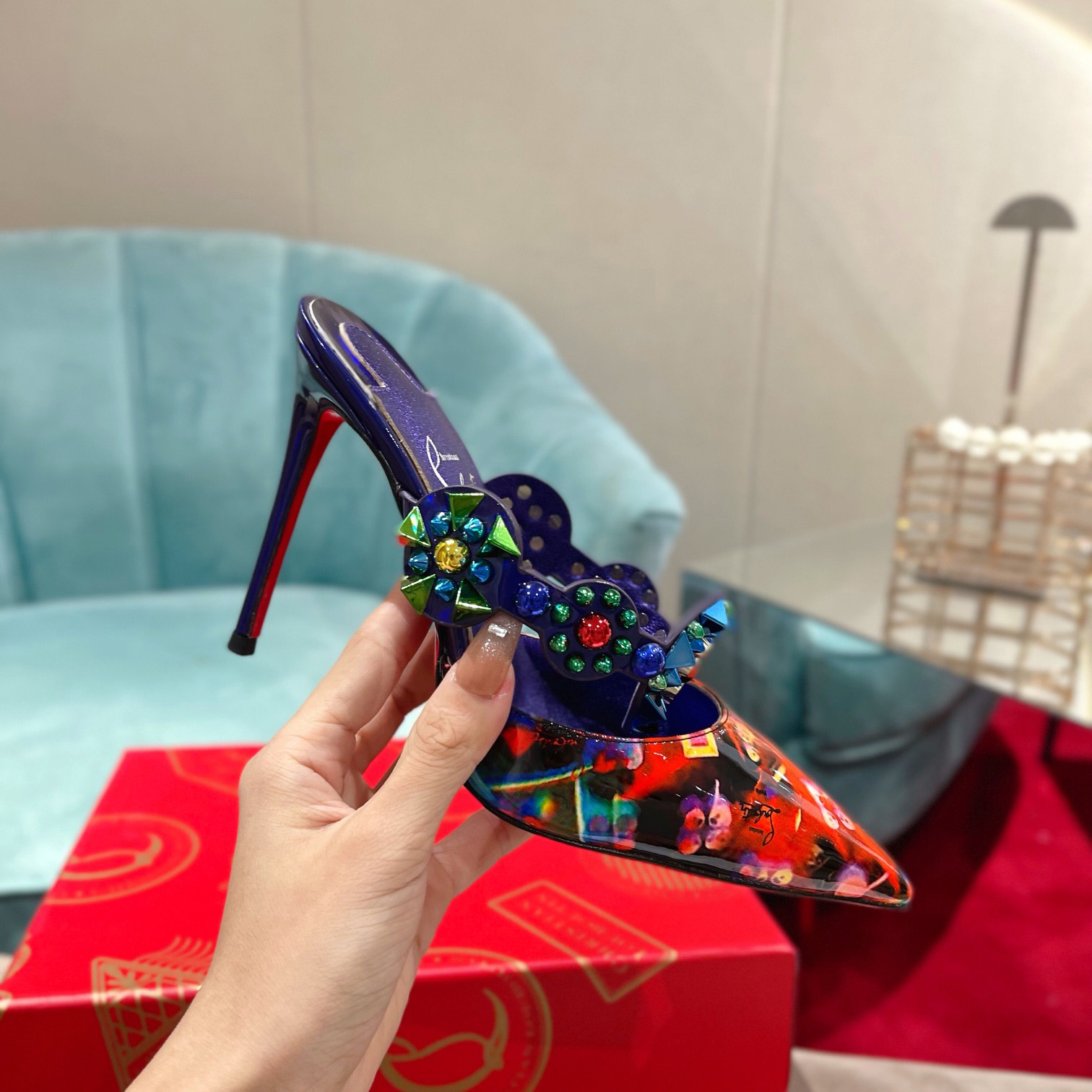 Christian Louboutin Miss Goldora Mules - 