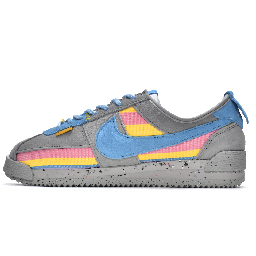  Union LA x Nike Cortez Blue Pink Yellow Grey Sneaker   DR1413-002 - DesignerGu