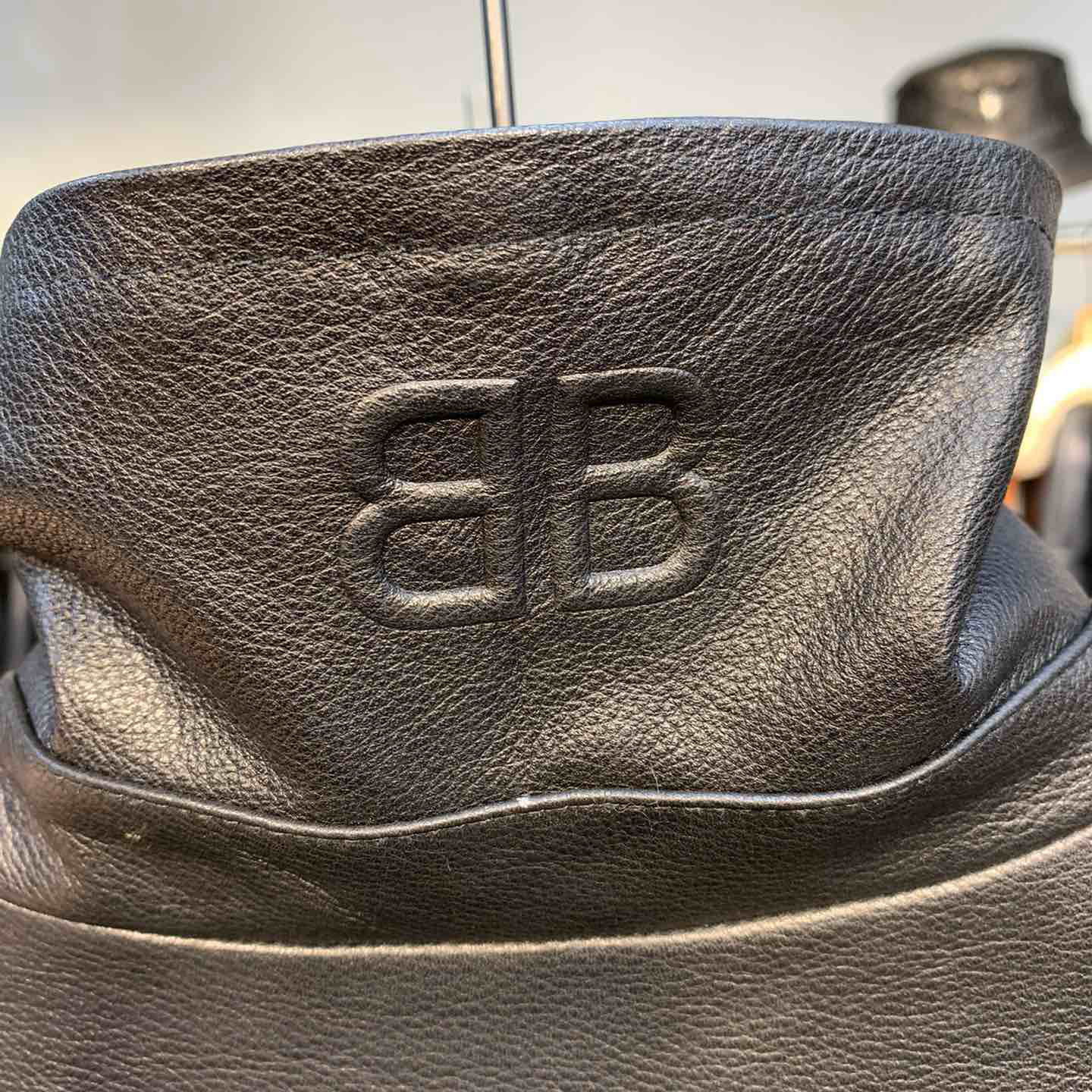 Balenciaga Upcycled Biker Jacket In Black Calfskin - 