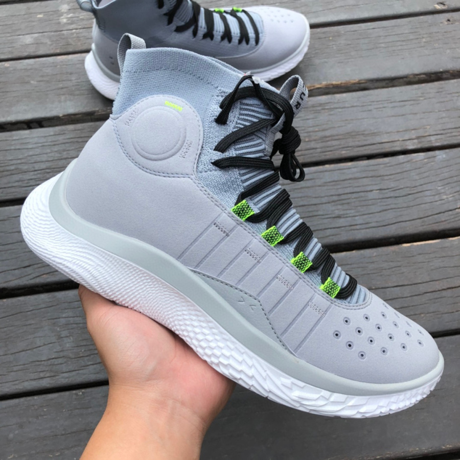 Under Armour Curry 4 Flotro"Grey/Black" Sneaker     3024861-102 - 