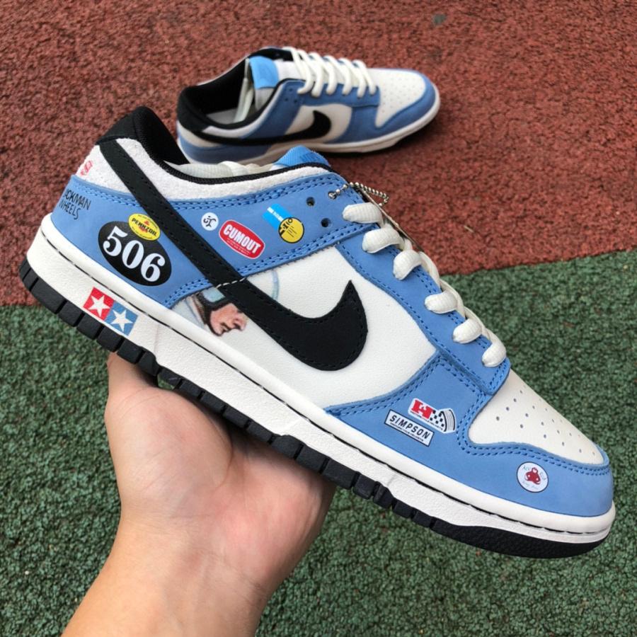 Nike SB Dunk Low Racing Buggt Sand Scorchrc Sneakers     tg1391 - DesignerGu