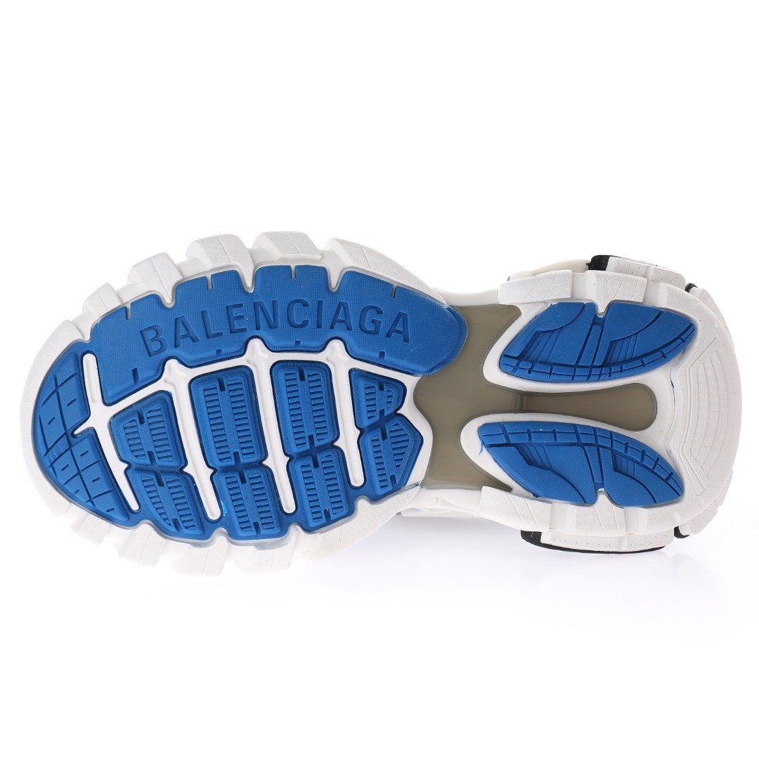 Balenciaga Track 2.0 Blue White Sneaker - 