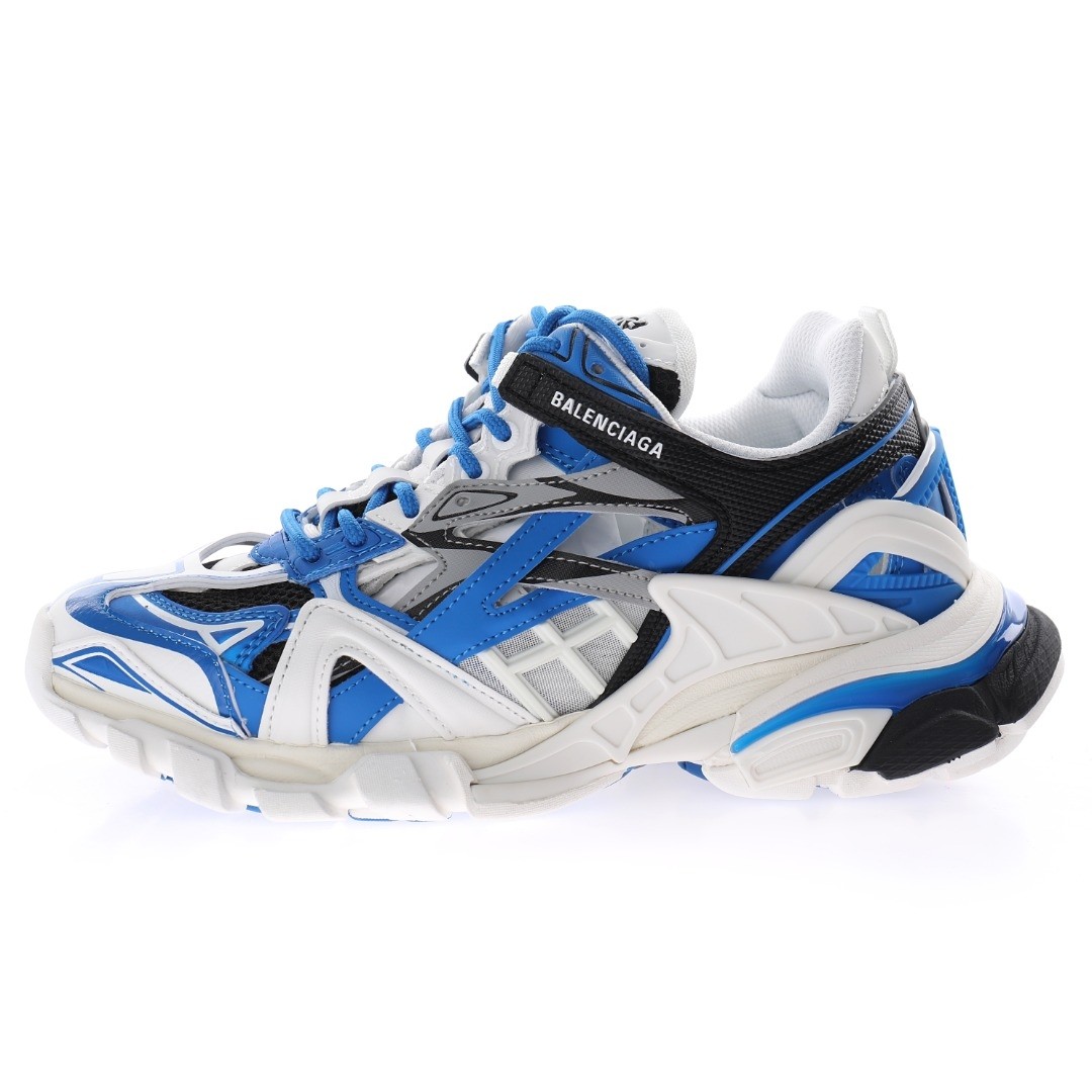 Balenciaga Track 2.0 Blue White Sneaker - 