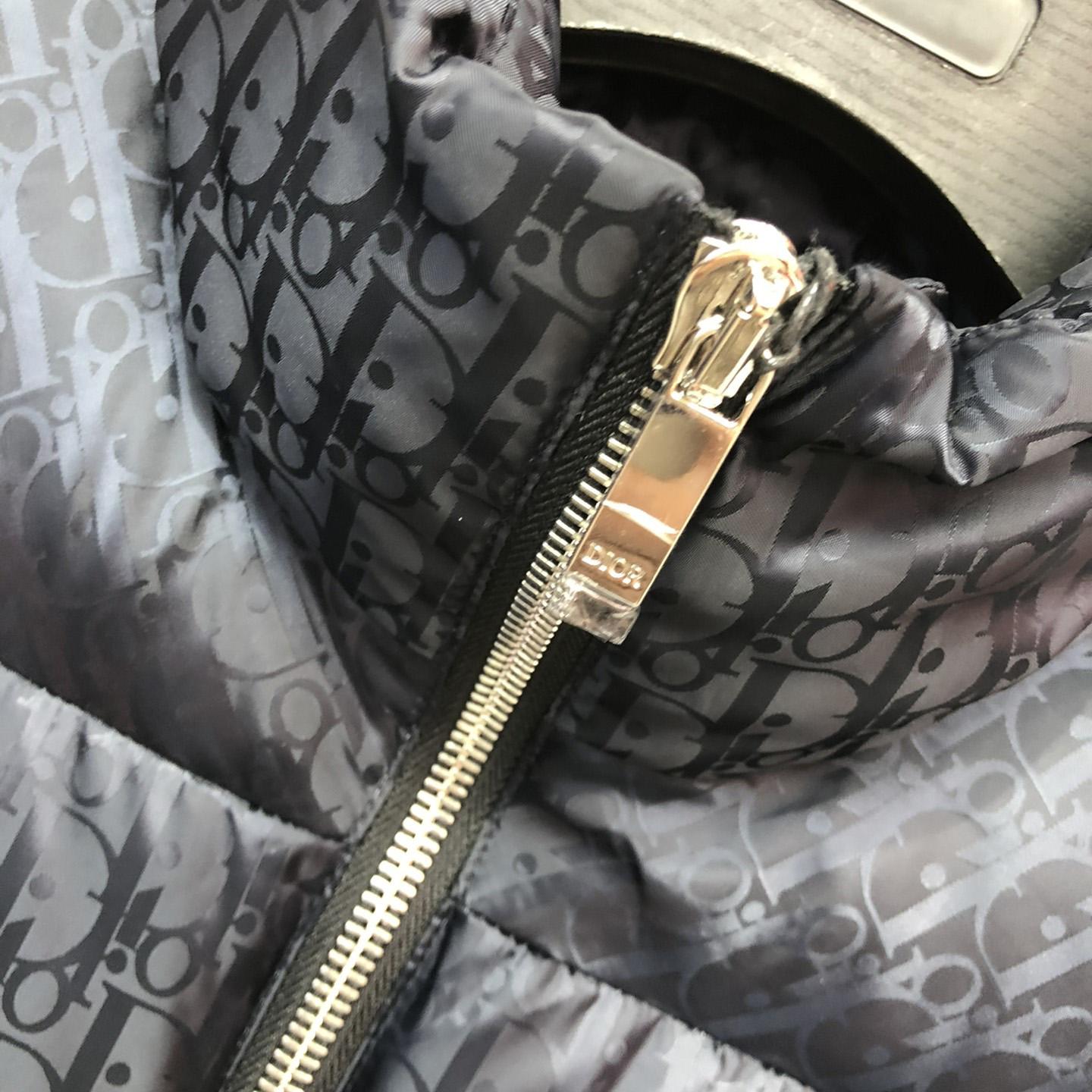 Dior Oblique Print Down Puffer Jacket - 