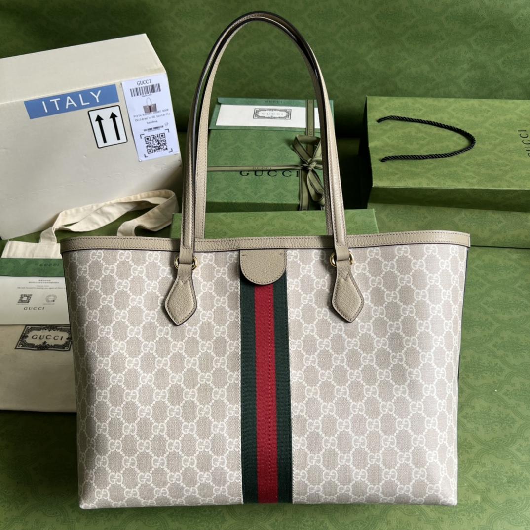 Gucci Ophidia GG Medium Tote(38-28-14cm) - 