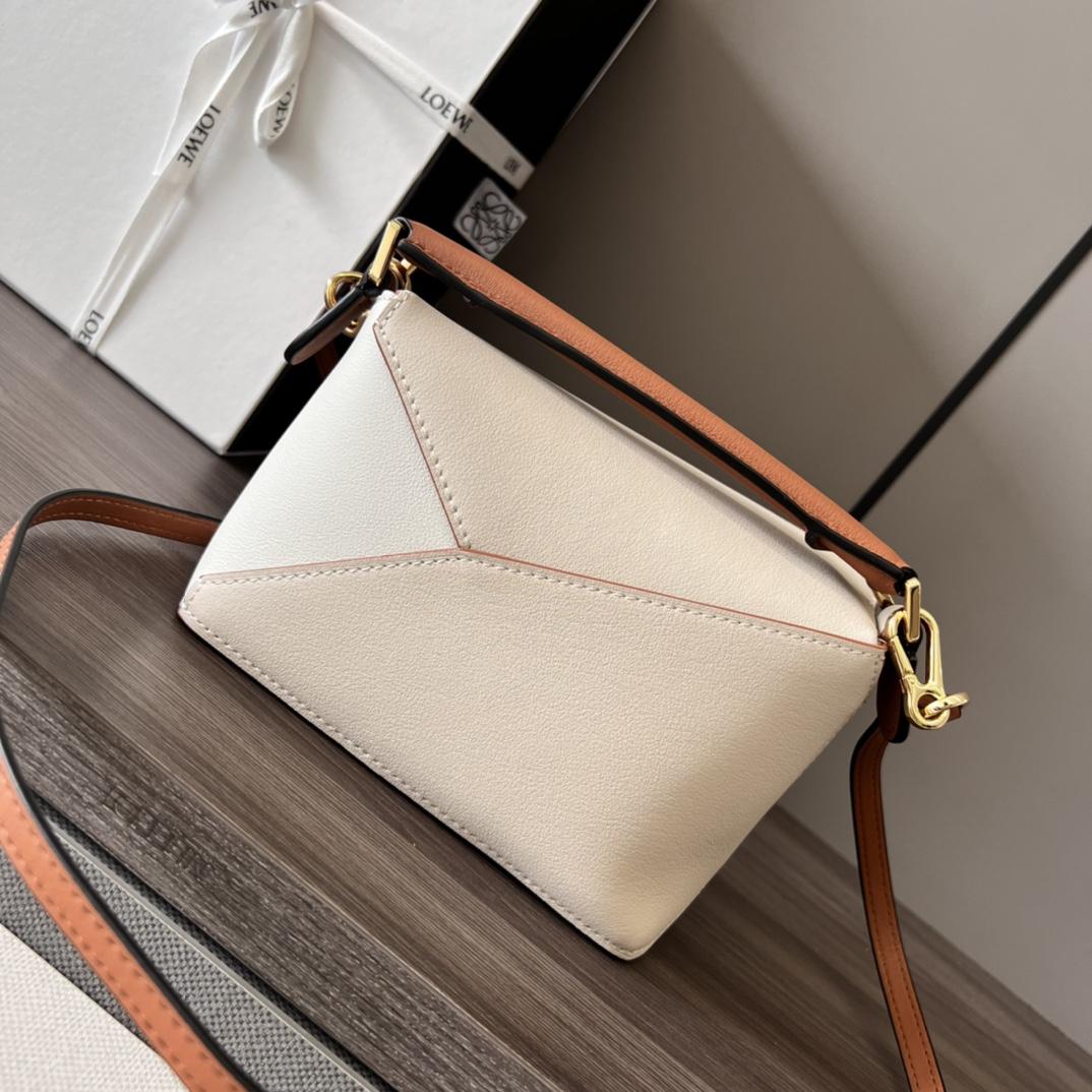 Loewe Mini Puzzle Edge In Nappa Calfskin - 