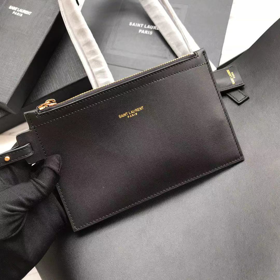 Saint Laurent Shopping Saint Laurent E/W In Supple Leather  - 