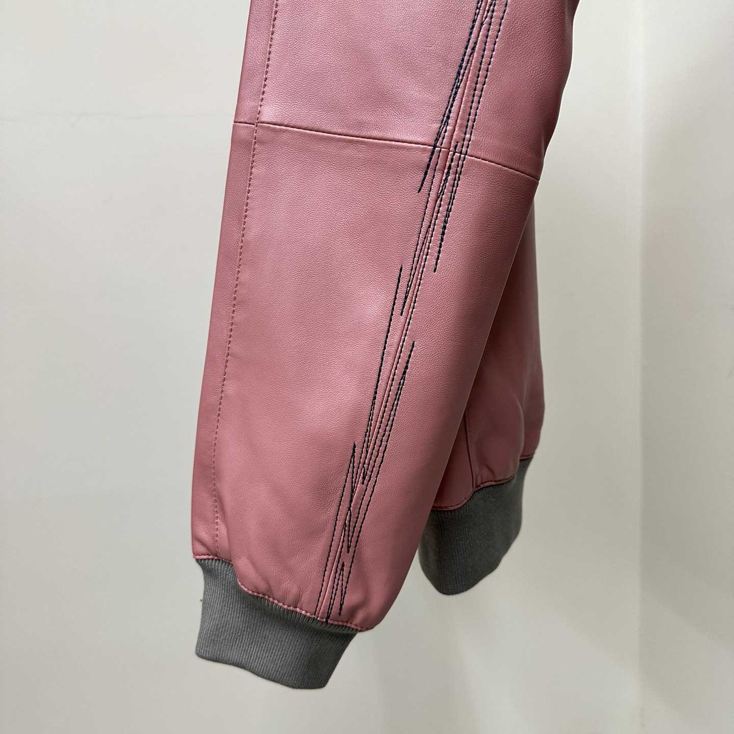 Hermes Jacket In Pink Calfskin - 