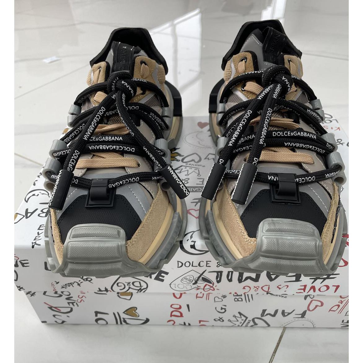 Dolce & Gabbana Mixed-materials Space Sneakers - 