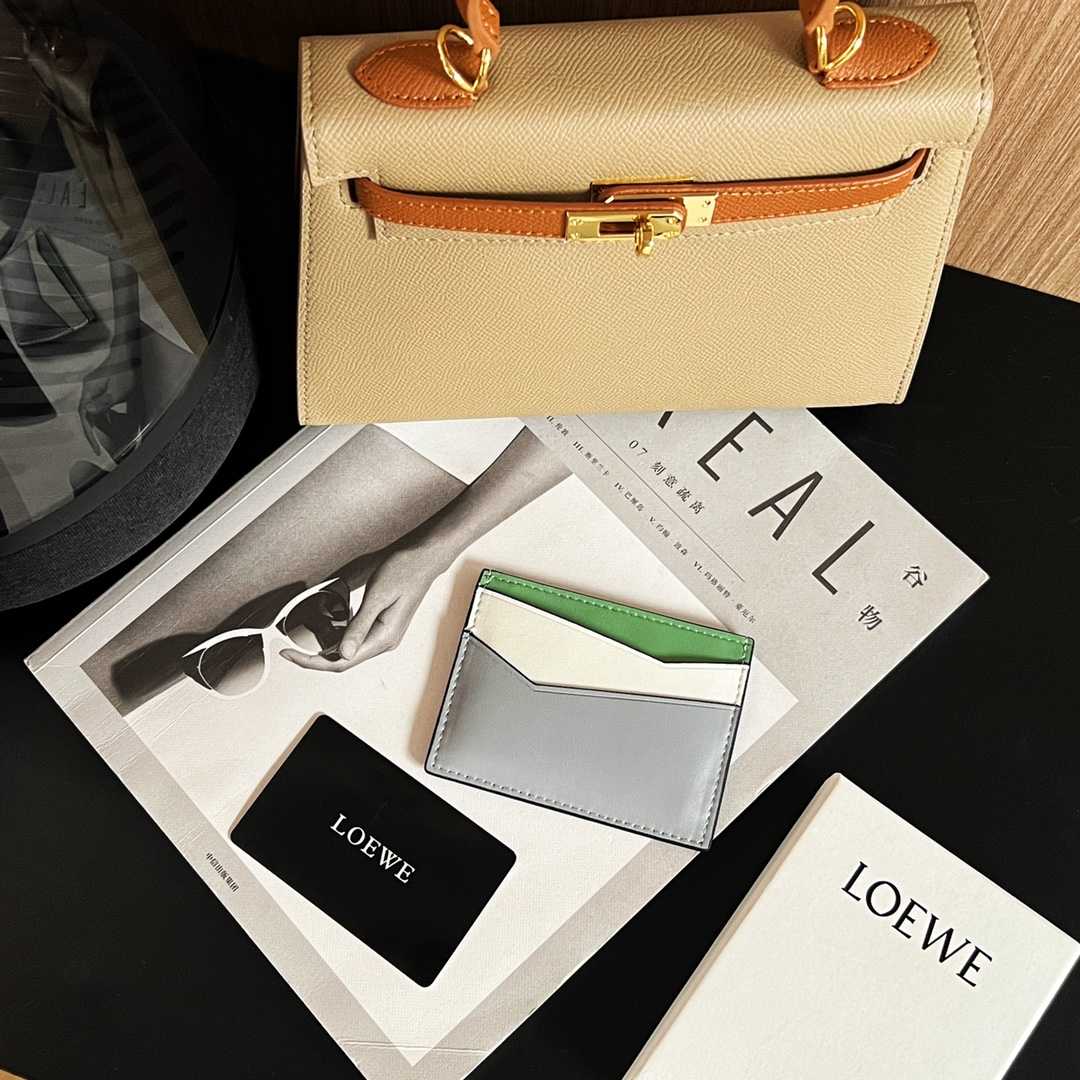Loewe Puzzle Plain Cardholder (10x7.5cm) - 