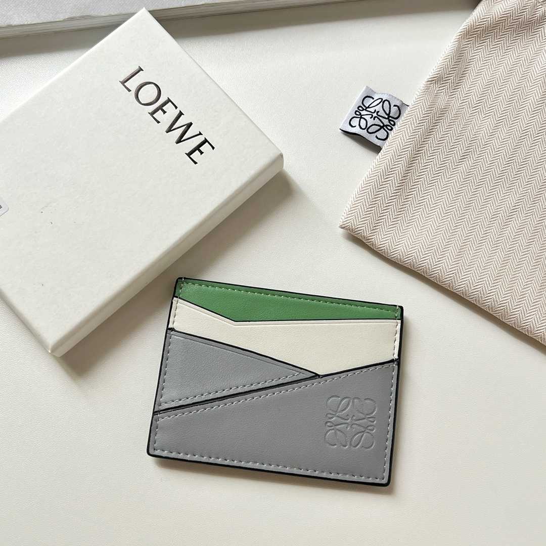 Loewe Puzzle Plain Cardholder (10x7.5cm) - 